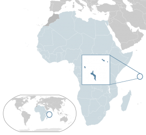 Seychelles on the map