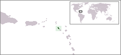 St. Kitts on the map